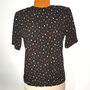 80's  Jeri Marque Top  Sz S 🇺🇸